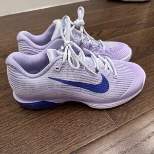 NikeCourt Air Zoom Vapor 12 HC Tennis Sneakers Purple Size 7